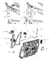 Chrysler Sebring Window Motor Diagram - 68020567AA