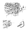 Chrysler 300 Alternator Diagram - 4801833AB