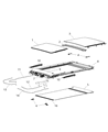 Jeep Grand Cherokee Sunroof Diagram - 68359578AA