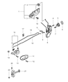 1998 Dodge Avenger Door Handle Diagram - MR757800