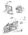 Chrysler Door Latch Assembly Diagram - 4880049AE
