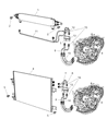 2009 Jeep Compass Oil Cooler Diagram - 68004055AA