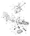 Jeep Grand Cherokee Automatic Transmission Shift Levers Diagram - 52079168AB
