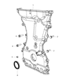 Jeep Compass Timing Cover Diagram - 4884466AD