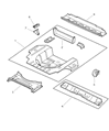 Dodge Intrepid Axle Beam Diagram - 4575238AI
