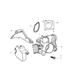 Chrysler PT Cruiser Throttle Body Diagram - 5114402AA