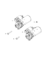 Ram Starter Motor Diagram - 56029667AA