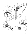 Dodge Intrepid Shift Knob Diagram - 4670358