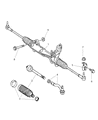 Dodge Rack and Pinion Boot Diagram - 68020844AA