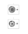 Chrysler 200 Spare Wheel Diagram - 82214190