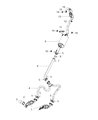 Ram Catalytic Converter Diagram - 68263749AB