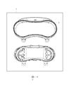 Dodge Durango Speedometer Diagram - 68454261AA