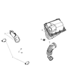 Dodge Nitro Air Filter Box Diagram - 4880267AB