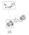 Dodge Magnum A/C Compressor Diagram - 2AMA11035A