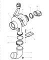 1998 Dodge Ram 2500 Turbocharger Diagram - 5010280AA