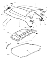 Dodge Durango Hood Hinge Diagram - 68083022AA