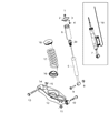 2011 Dodge Challenger Shock Absorber Diagram - 68072165AA