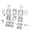 2020 Ram 1500 Seat Cushion Diagram - 68299895AE