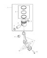 Dodge Ram 4500 Piston Diagram - 68005277AA