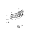 Jeep Cherokee Fog Light Diagram - 68410368AB