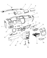Ram C/V Glove Box Diagram - 1JF18HL5AA