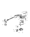 Jeep Compass Steering Column Diagram - 4664341AT