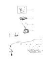 Dodge Automatic Transmission Shift Levers Diagram - 5NH921CCAK