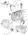 Chrysler Window Regulator Diagram - 5067453AA