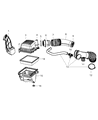 Jeep Grand Cherokee Air Intake Coupling Diagram - 68088275AA