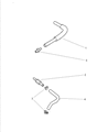 Chrysler Cirrus PCV Hose Diagram - 4667990