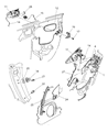 Chrysler Prowler Window Regulator Diagram - 5003204AB
