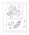 Jeep Commander Oil Pan Gasket Diagram - 4792874AA