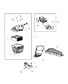 Ram Air Filter Box Diagram - 68321026AC