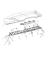 Jeep Cherokee Spoiler Diagram - 68339387AI
