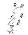 Dodge Journey Muffler Diagram - 4743709AC