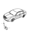 2010 Chrysler Sebring Horn Diagram - 5026977AA