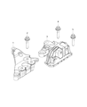 Jeep Renegade Engine Mount Diagram - 68330091AA