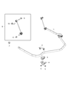 Ram 2500 Sway Bar Link Diagram - 68205009AA