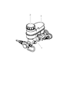 Chrysler Cirrus Brake Master Cylinder Diagram - V1104194AA