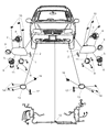 2003 Chrysler Town & Country Fog Light Diagram - 4857267AA
