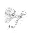 Chrysler Cirrus EGR Tube Diagram - 4669228
