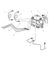 Chrysler PT Cruiser ABS Control Module Diagram - 5093544AA