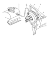 Dodge Durango Brake Booster Diagram - 5013132AB