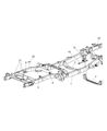 Dodge Ram 1500 Coil Spring Bracket Diagram - 5080623AA