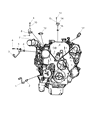 Jeep Intake Manifold Temperature Sensor Diagram - 5003734AA