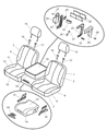 2002 Dodge Ram 1500 Seat Heater Diagram - 5080609AA