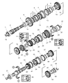 Chrysler Sebring Synchronizer Ring Diagram - MN168937