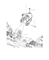 Dodge Journey Engine Mount Diagram - 5085472AD