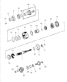 Ram Dakota Automatic Transmission Output Shaft Seal Diagram - 68026295AA