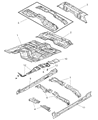 Ram Dakota Floor Pan Diagram - 55112552AA